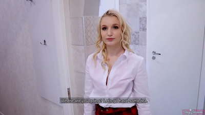 Young student cheating on her boyfriend with his friend | POV and cum inside her pussy!